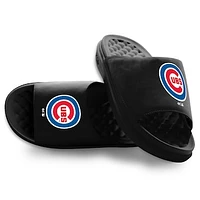 Youth ISlide Black Chicago Cubs Primary Motive Slide Sandals