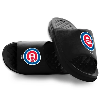 Youth ISlide Black Chicago Cubs Primary Motive Slide Sandals