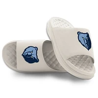Youth ISlide Cream Memphis Grizzlies Primary Motive Slide Sandals