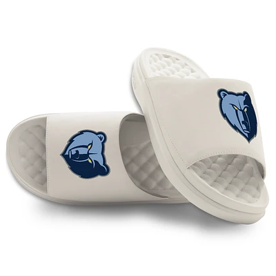 Youth ISlide Cream Memphis Grizzlies Primary Motive Slide Sandals