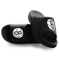 Youth ISlide Black Brooklyn Nets Primary Motive Slide Sandals