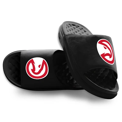 Youth ISlide Black Atlanta Hawks Primary Motive Slide Sandals