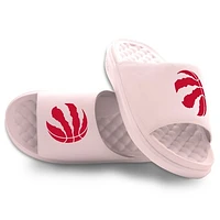 Youth ISlide Pink Toronto Raptors Primary Motive Slide Sandals