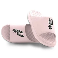 Youth ISlide Pink San Antonio Spurs Primary Motive Slide Sandals