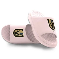 Youth ISlide Pink Vegas Golden Knights Primary Motive Slide Sandals