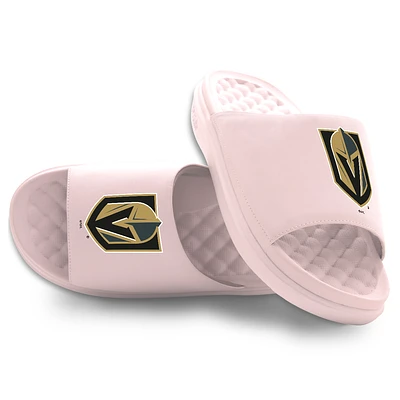 Youth ISlide Pink Vegas Golden Knights Primary Motive Slide Sandals