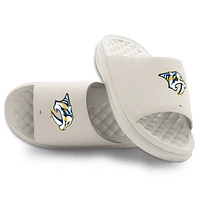 Youth ISlide Cream Nashville Predators Primary Motive Slide Sandals