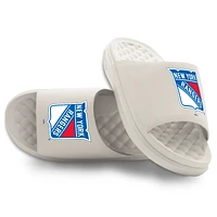 Youth ISlide Cream New York Rangers Primary Motive Slide Sandals