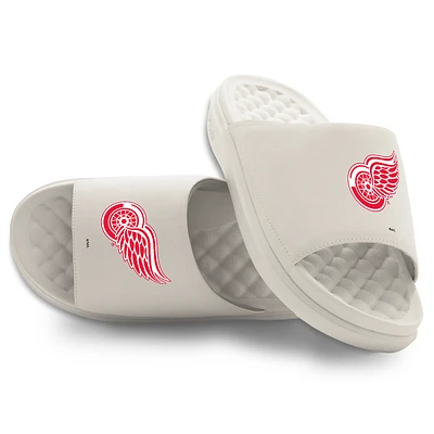 Youth ISlide Cream Detroit Red Wings Primary Motive Slide Sandals