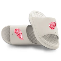 Youth ISlide Cream Detroit Red Wings Primary Motive Slide Sandals