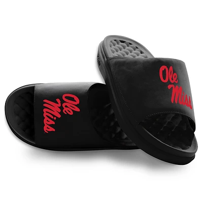 Youth ISlide Black Ole Miss Rebels Primary Motive Slide Sandals