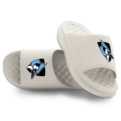Youth ISlide Cream Johns Hopkins Blue Jays Primary Motive Slide Sandals