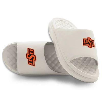Youth ISlide Cream Oklahoma State Cowboys Primary Motive Slide Sandals