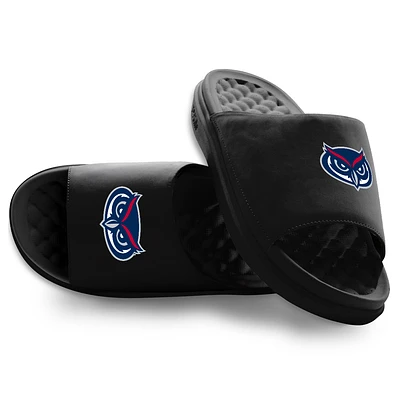Youth ISlide Black Florida Atlantic Owls Primary Motive Slide Sandals