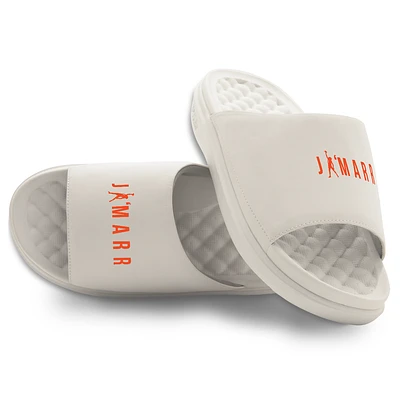 Youth ISlide Ja'Marr Chase Cream Word Motive Slide Sandals
