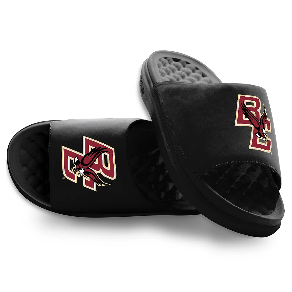 Youth ISlide Black Boston College Eagles Primary Motive Slide Sandals