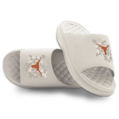 Youth ISlide Cream Texas Longhorns Operation Hat Trick Motive Slide Sandals