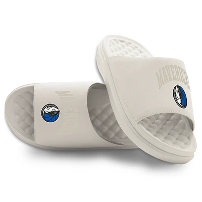 Unisex ISlide Cream Dallas Mavericks Tonal Pop Motive Slide Sandals