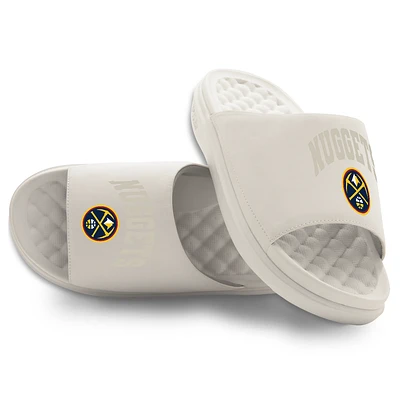 Unisex ISlide Cream Denver Nuggets Tonal Pop Motive Slide Sandals