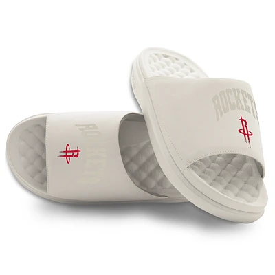 Unisex ISlide Cream Houston Rockets Tonal Pop Motive Slide Sandals