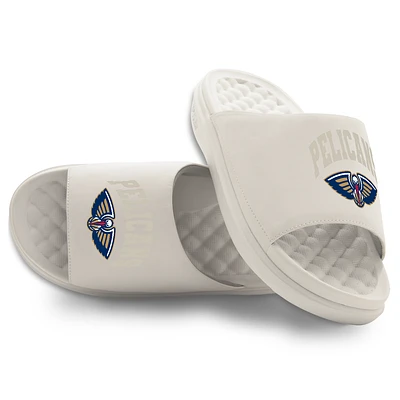 Unisex ISlide Cream New Orleans Pelicans Tonal Pop Motive Slide Sandals