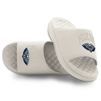Unisex ISlide Cream New Orleans Pelicans Tonal Pop Motive Slide Sandals