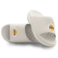 Unisex ISlide Cream Los Angeles Lakers Tonal Pop Motive Slide Sandals
