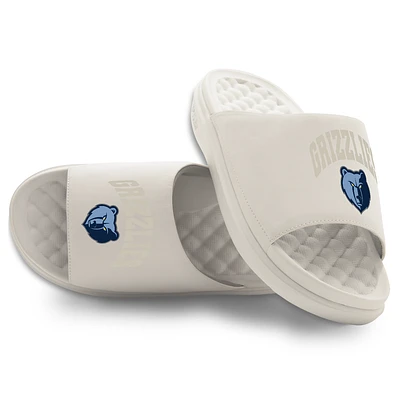 Unisex ISlide Cream Memphis Grizzlies Tonal Pop Motive Slide Sandals