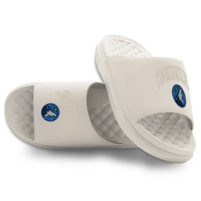 Unisex ISlide Cream Minnesota Timberwolves Tonal Pop Motive Slide Sandals
