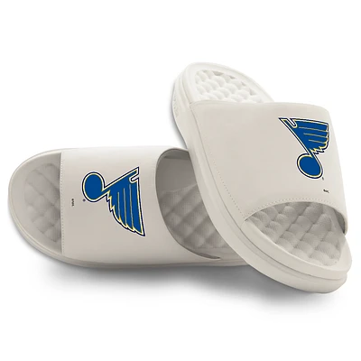 Unisex ISlide Cream St. Louis Blues Primary Motive Slide Sandals