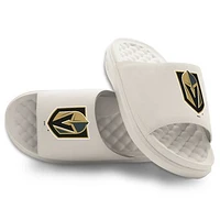 Unisex ISlide Cream Vegas Golden Knights Primary Motive Slide Sandals