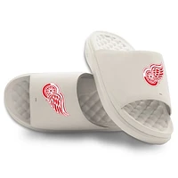 Unisex ISlide Cream Detroit Red Wings Primary Motive Slide Sandals