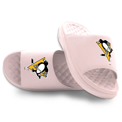 Unisex ISlide Pink Pittsburgh Penguins Primary Motive Slide Sandals