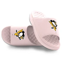 Unisex ISlide Pink Pittsburgh Penguins Primary Motive Slide Sandals