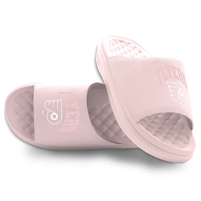 Unisex ISlide Pink Philadelphia Flyers Tonal Pop Motive Slide Sandals