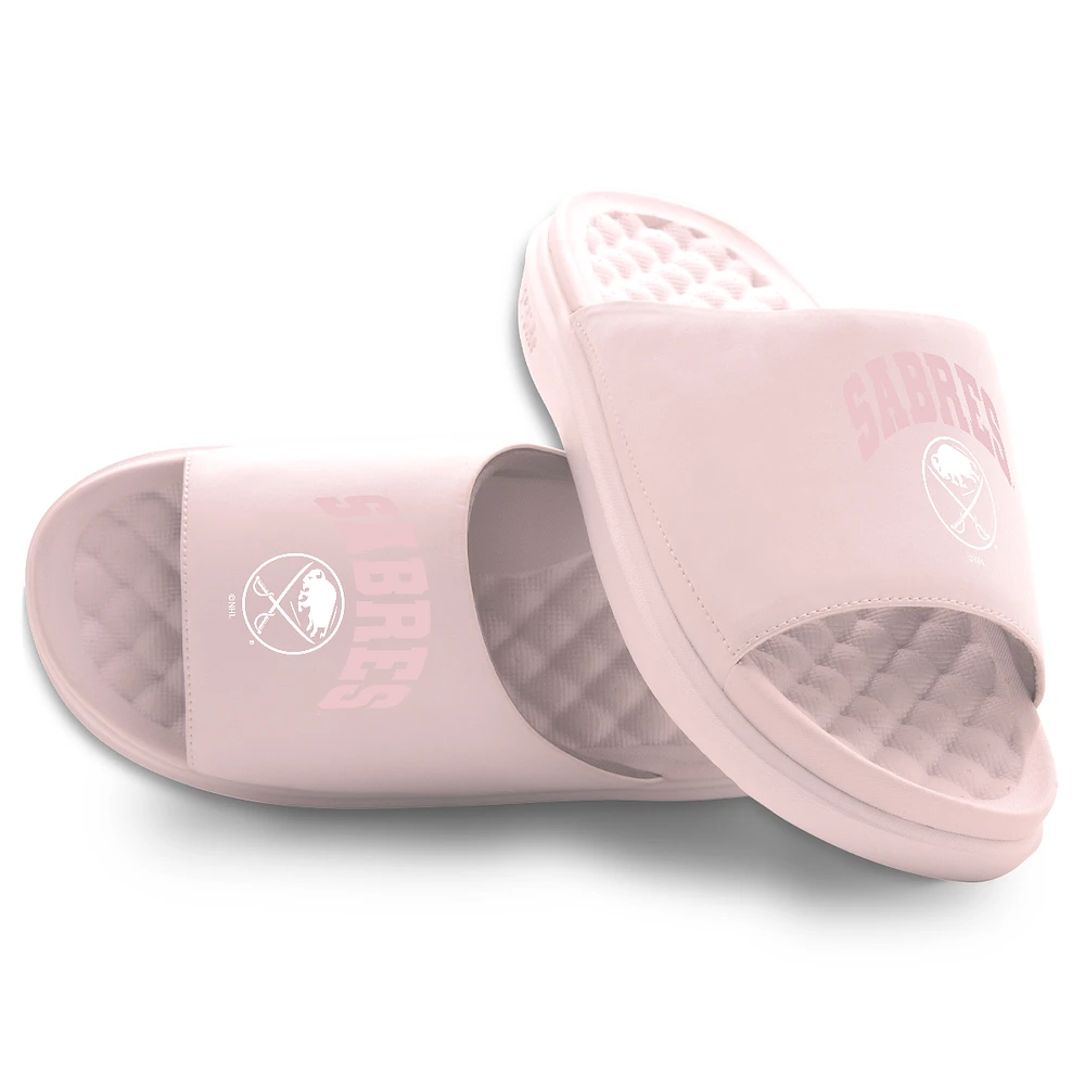 Unisex ISlide Pink Buffalo Sabres Tonal Pop Motive Slide Sandals