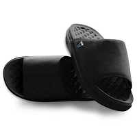 Unisex ISlide Black Howard Bison Minimalistic Motive Slide Sandals