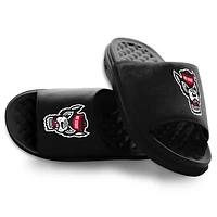 Unisex ISlide Black NC State Wolfpack Primary Motive Slide Sandals