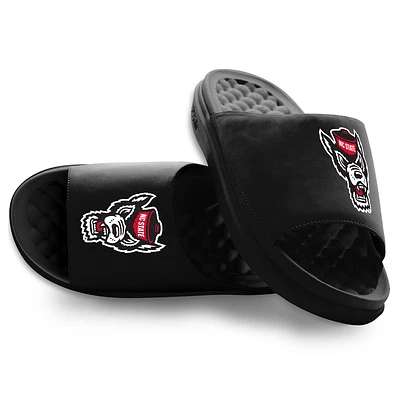 Unisex ISlide Black NC State Wolfpack Primary Motive Slide Sandals