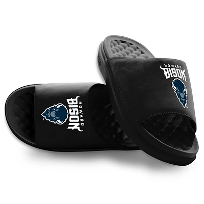 Unisex ISlide Black Howard Bison Primary Motive Slide Sandals