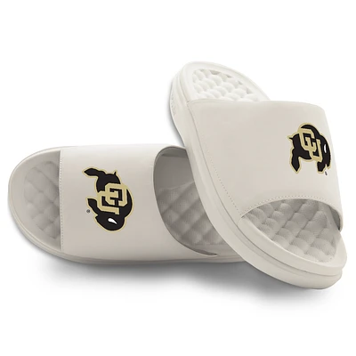 Unisex ISlide Cream Colorado Buffaloes Primary Motive Slide Sandals