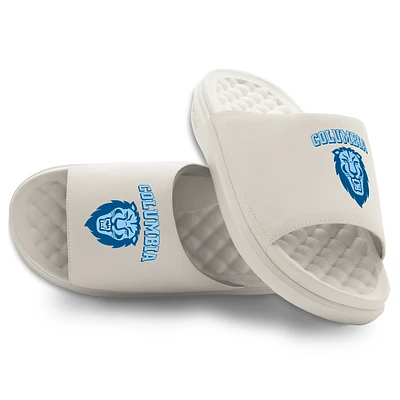 Unisex ISlide Cream Columbia University Primary Motive Slide Sandals