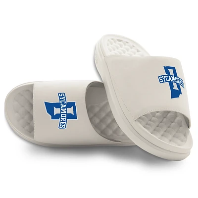 Unisex ISlide Cream Indiana State Sycamores Primary Motive Slide Sandals