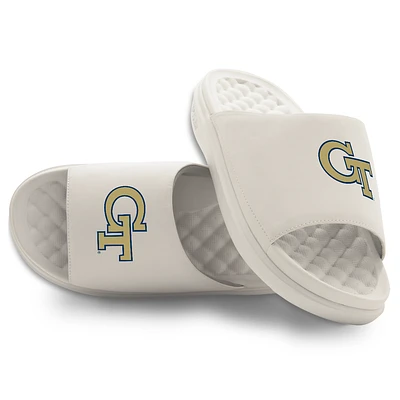 Unisex ISlide Cream Georgia Tech Yellow Jackets Primary Motive Slide Sandals