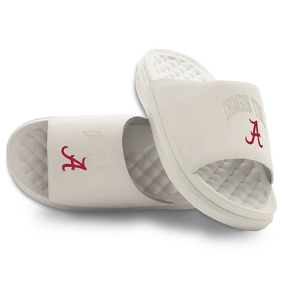 Unisex ISlide Cream Alabama Crimson Tide Tonal Pop Motive Slide Sandals