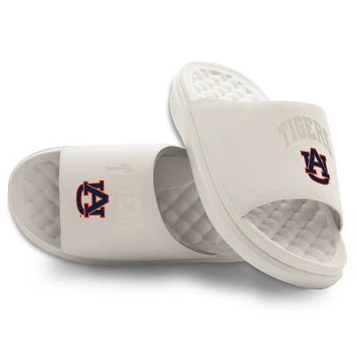 Unisex ISlide Cream Auburn Tigers Tonal Pop Motive Slide Sandals