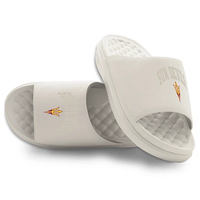 Unisex ISlide Cream Arizona State Sun Devils Tonal Pop Motive Slide Sandals