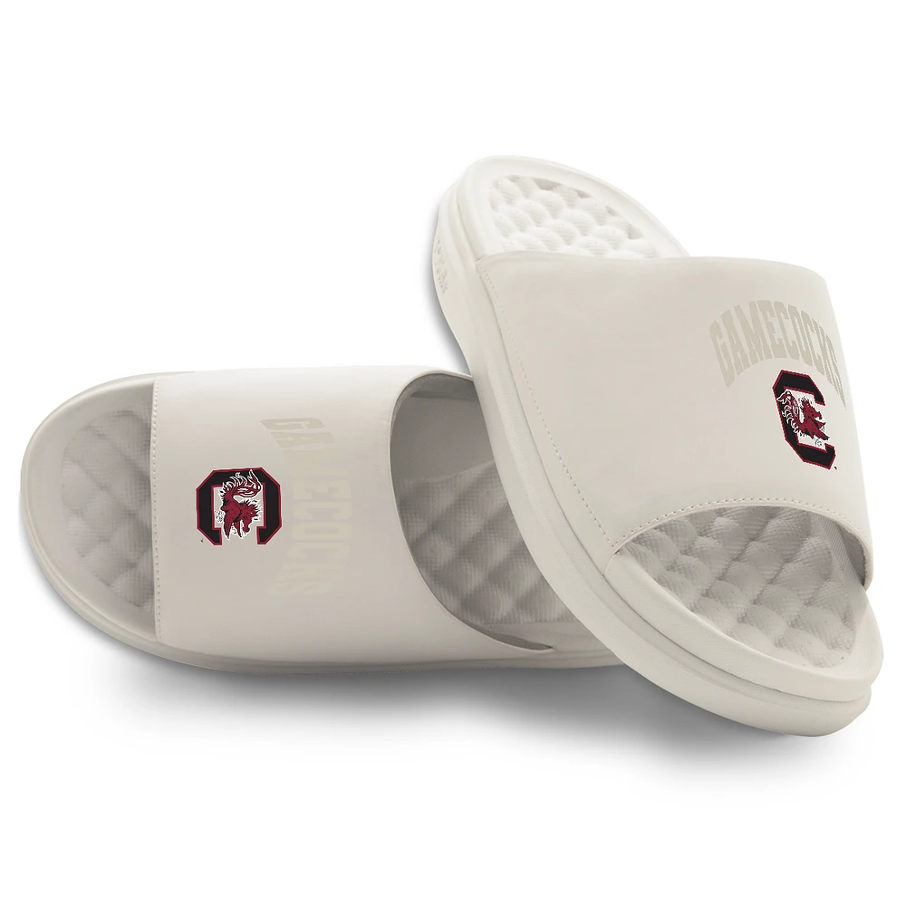 Unisex ISlide Cream South Carolina Gamecocks Tonal Pop Motive Slide Sandals