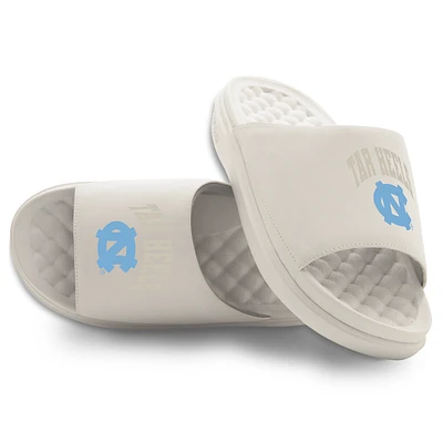 Unisex ISlide Cream North Carolina Tar Heels Tonal Pop Motive Slide Sandals