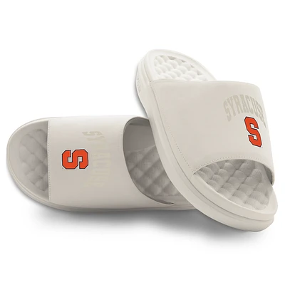 Unisex ISlide Cream Syracuse Orange Tonal Pop Motive Slide Sandals